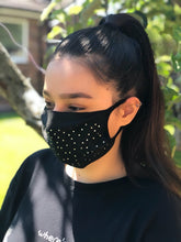 Load image into Gallery viewer, Virobloc & Sparkling Diamantes - Single - Black (Ref VB2)